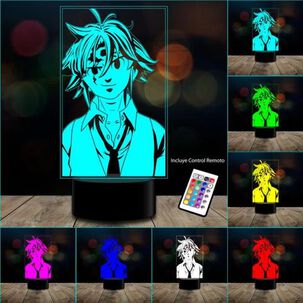 Lampara 3d Nanatsu No Taizai Meliodas 16 Colores
