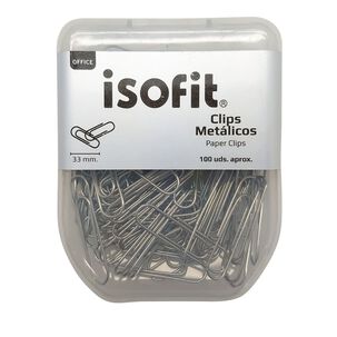 Pack X 4 Clips Dsg Metálicos 100 Und Isofit