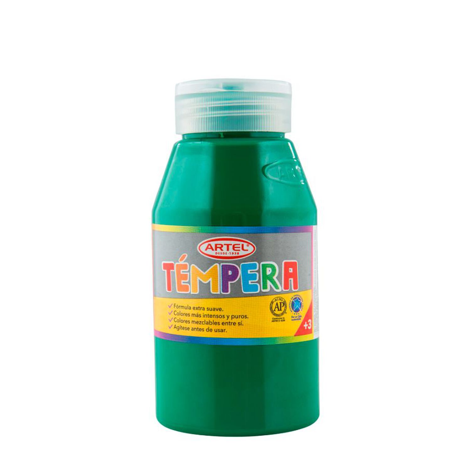 Frasco 250 Ml Tempera Verde Oscuro 54 image number 0.0