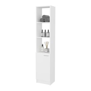 Estante Organizador Baño 1 Puerta Fm-011b - Blanco