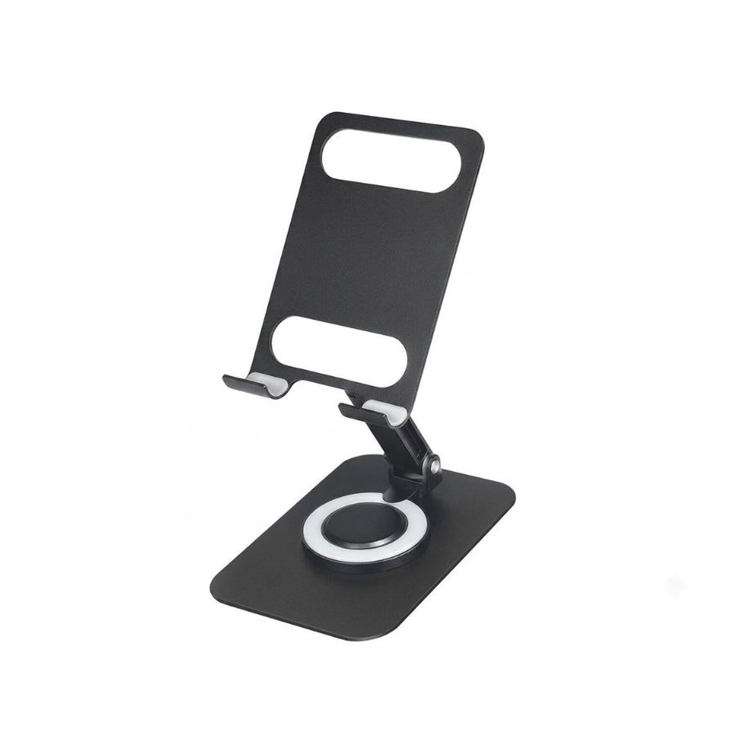 Soporte Escritorio Plegable Celular Tablet Giratorio 360 Negro image number 0.0