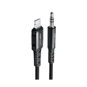 Cable De Audio Acefast C1-06 Mfi Lightning A 3.5mm Negro