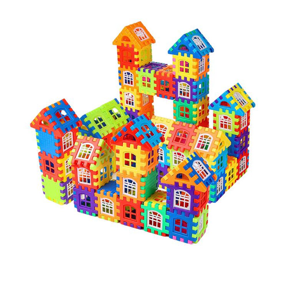 Kit Bloques De Construcción Educativos Niños 150 Piezas image number 1.0