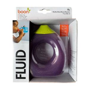 Vaso Botella L&iacute;quidos Agua Bebidas Beb&eacute;s Guagua Boon Fluid Violeta Oscuro Botella