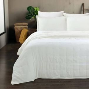 Cubrecama De Algod&oacute;n Bordado 1.5 Plazas