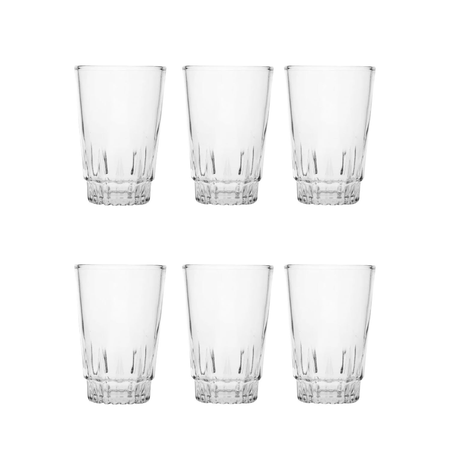 Set 6 Vasos Altos Vegas Jugo 240ml Nadir Cocina Cristaleria image number 0.0