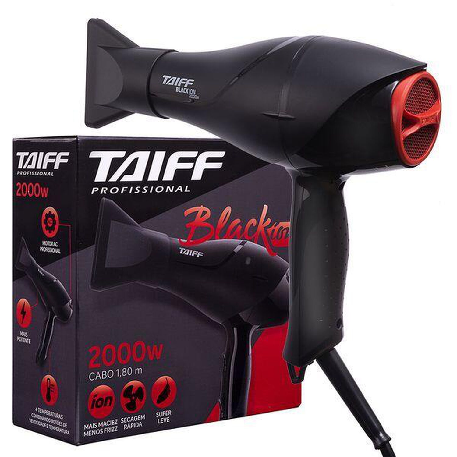 Secador Black Ion 2000w Taiff image number 2.0