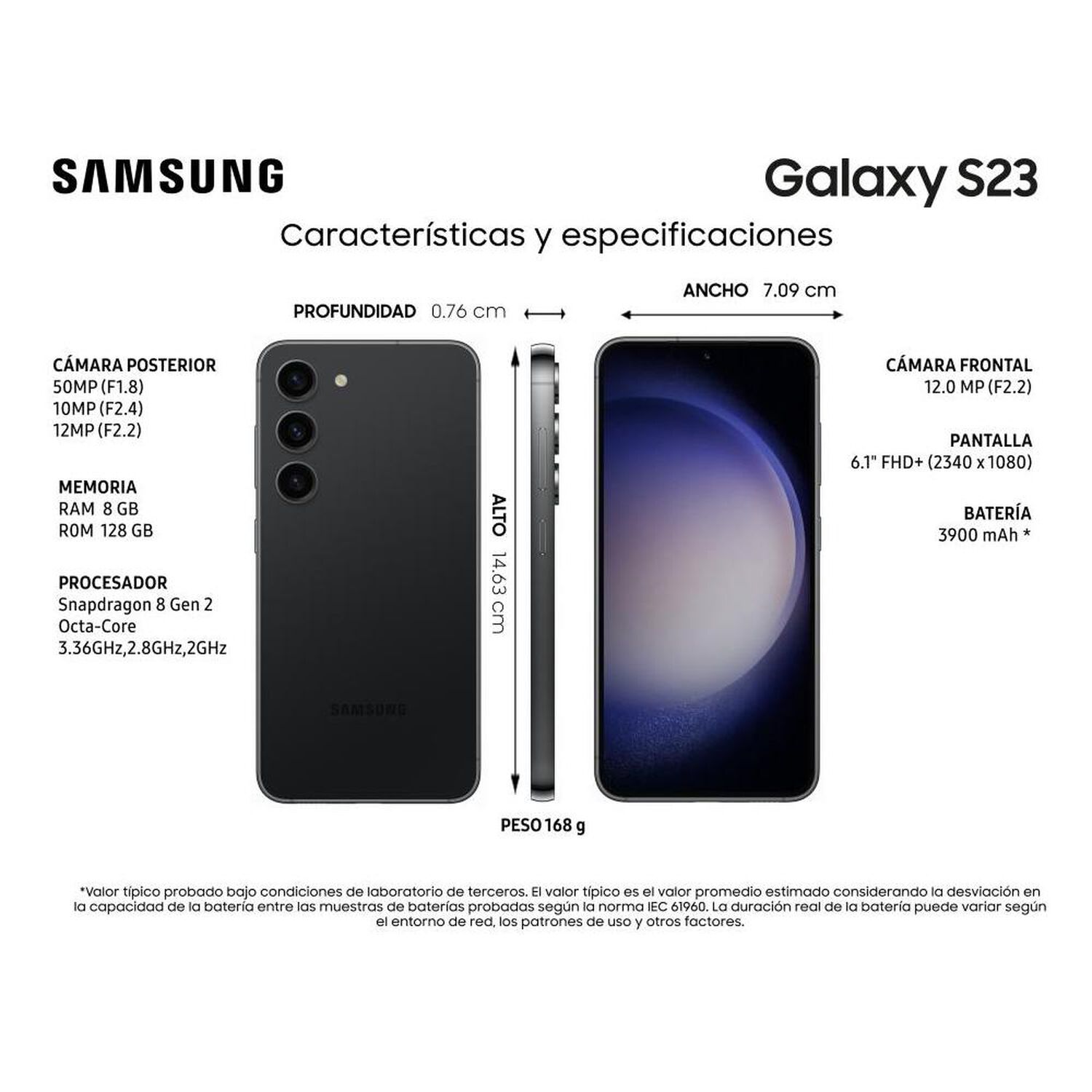 Smartphone Samsung Galaxy S23 / 5G / 128 GB / Liberado image number 3.0