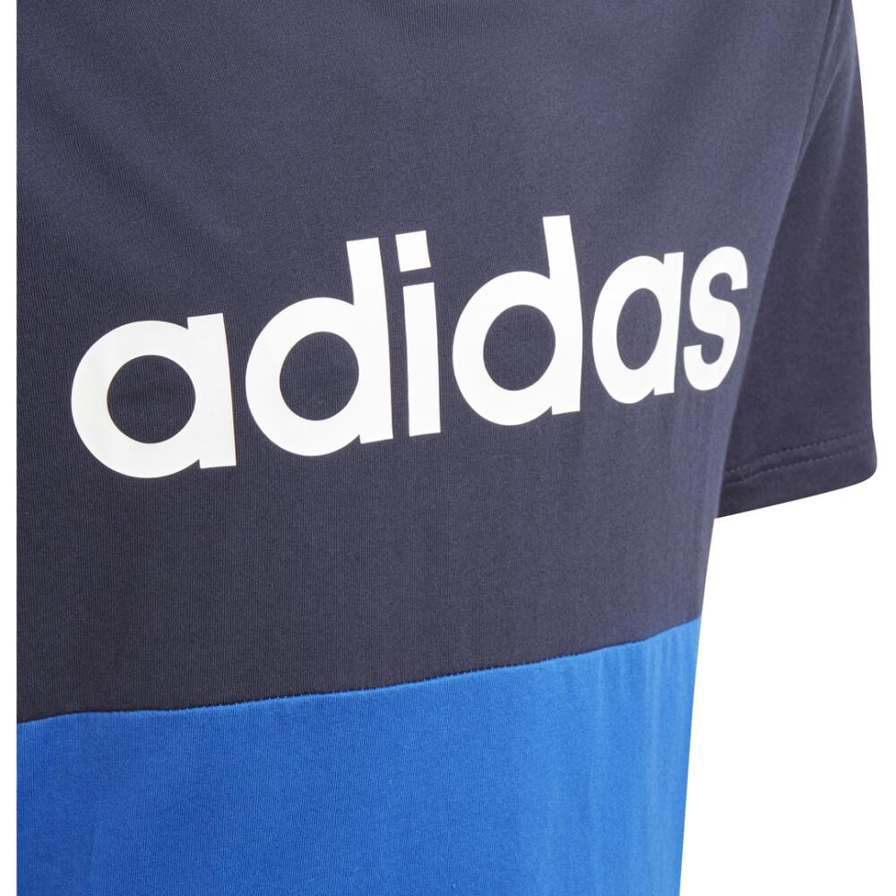 Polera Niño Adidas Young Boys Linear Colorbock T-shirt image number 5.0