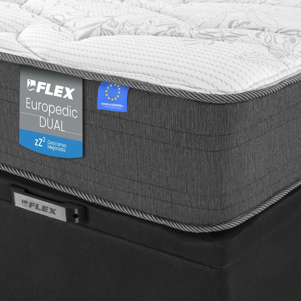 Cama Ba&uacute;l Flex Europedic Dual / 2 Plazas / Base Dividida image number 2.0