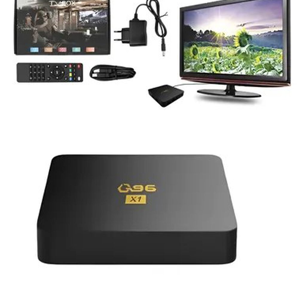 Tv Box Android Q96 + Cable Hdmi 4k Negro image number 0.0