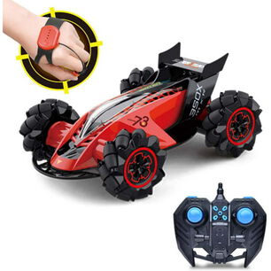 Auto R/c 2.4 Acrobatico Y Control De Gestos Efecto Cohete Rojo