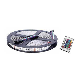 Tira Led De 5mts Rgb 5050 Impermeable Con Control - Ps