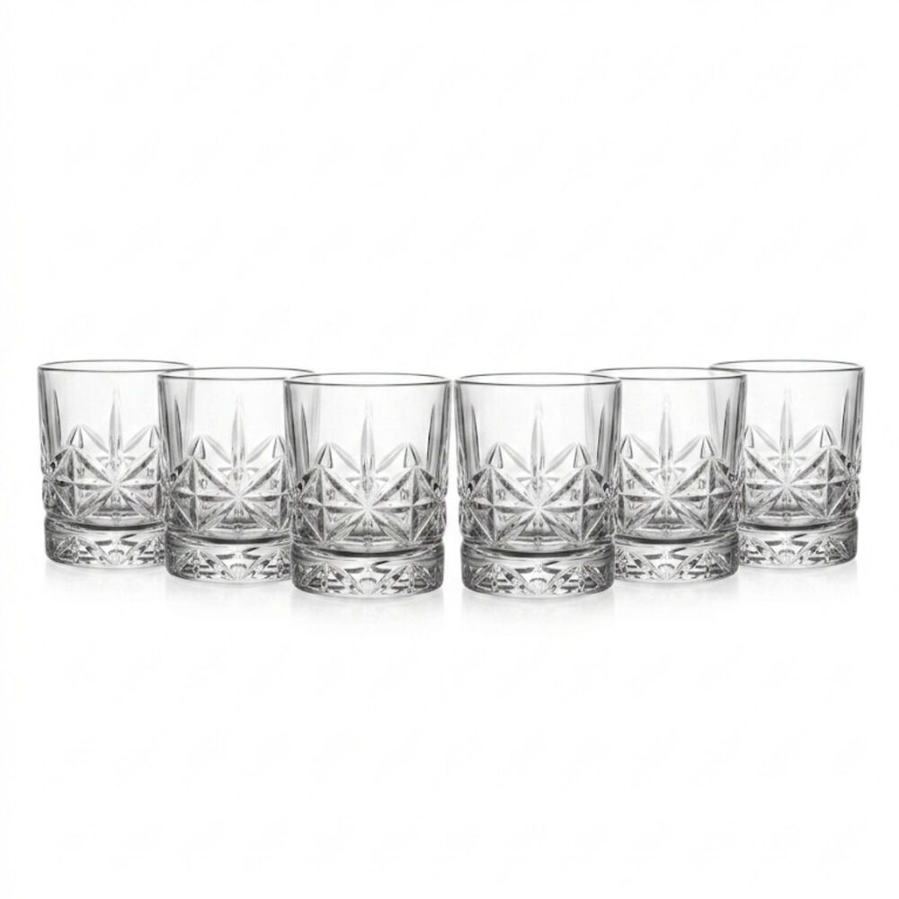Set 6 Vasos Double Old Fashioned Tallados 377 Ml image number 0.0
