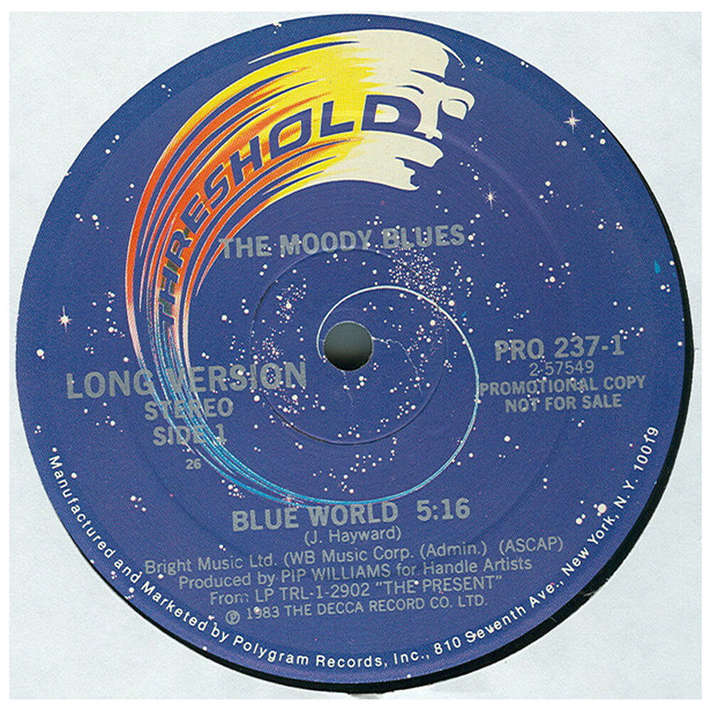 Moody Blues - Blue World | 12" Maxi Single Usado image number 2.0