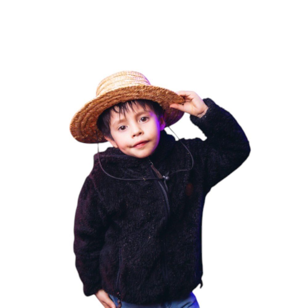 Sombrero Chupalla Huaso Ni&ntilde;os Fiestas Patrias image number 0.0
