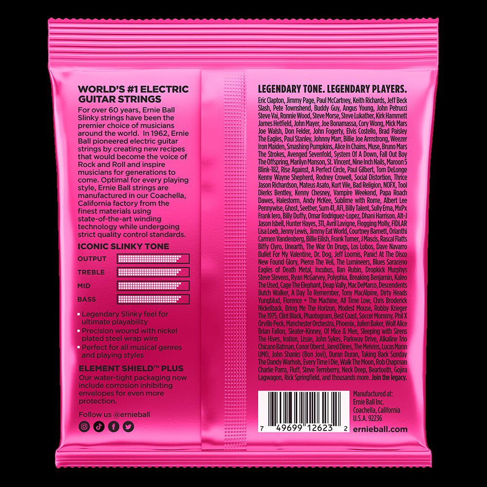 Set 7 Cuerdas Guitarra El&eacute;ctrica 9-52 2623 Ernie Ball image number 1.0