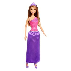 Juguete Figura Barbie Princesa Anastasia Morado Mattel