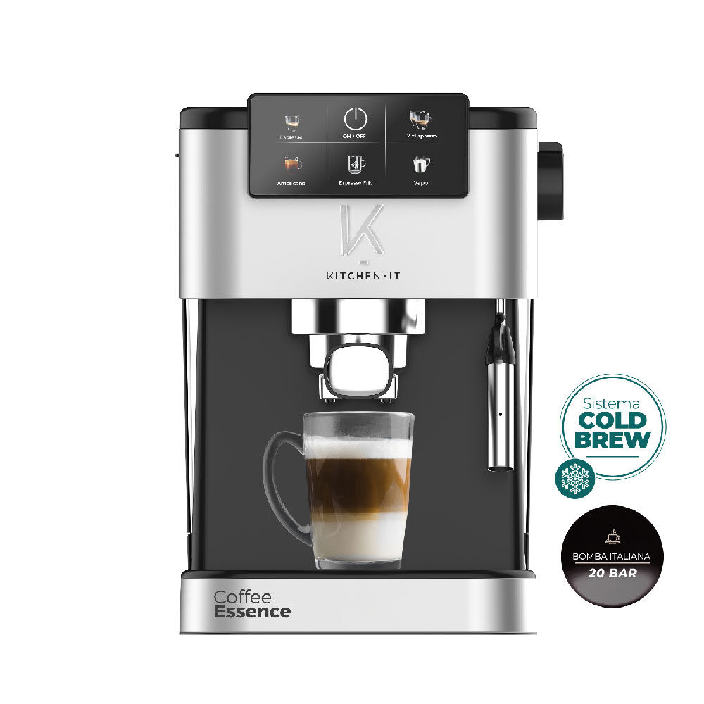 KITCHEN-IT Cafetera Espresso Cool Shot 5 En 1