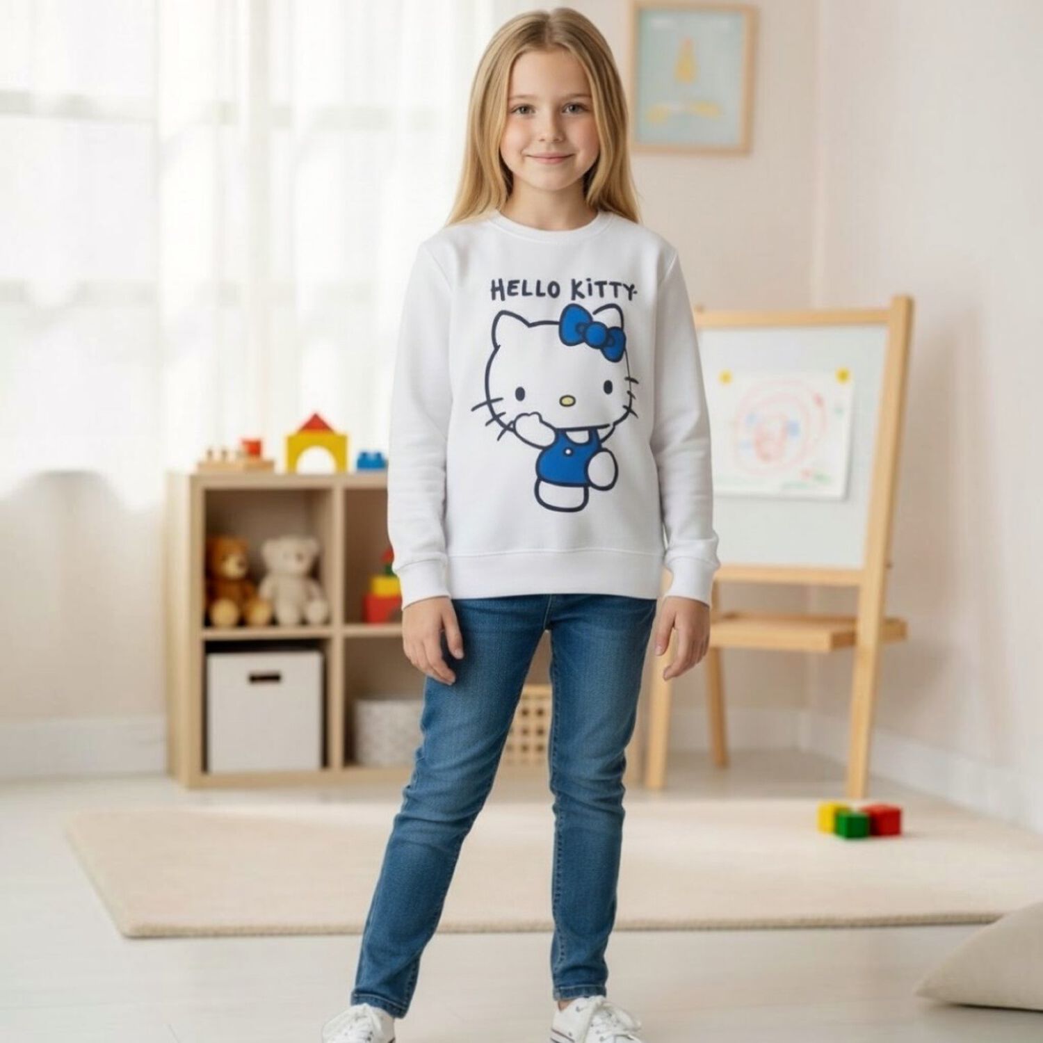 Poleron Ni&ntilde;a Hello Kitty image number 0.0
