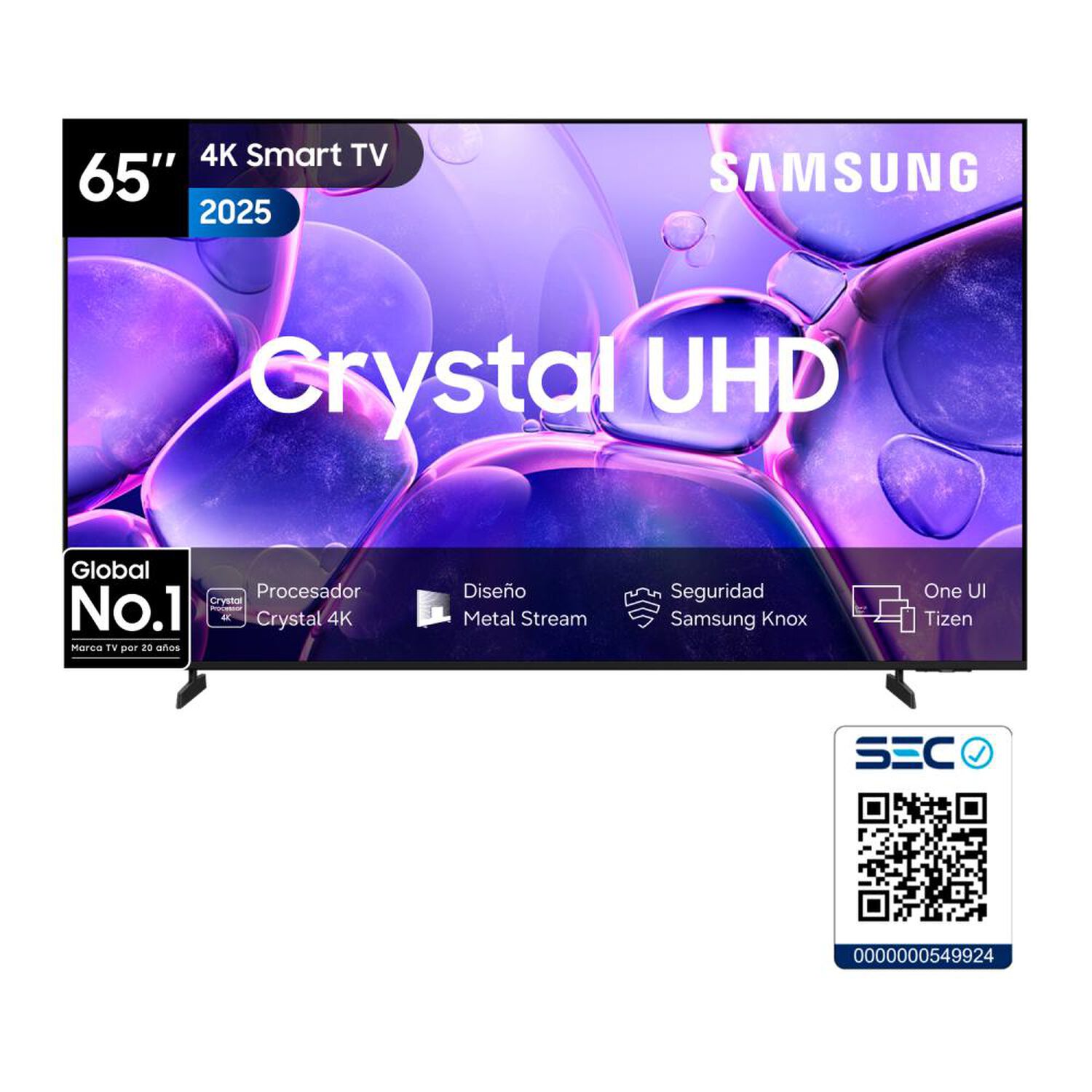 Led 65" Samsung U8000F / Ultra HD 4K / Smart TV 2025 image number 8.0