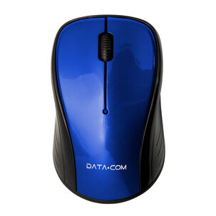 Mouse Inalámbrico Azul 3d Datacom