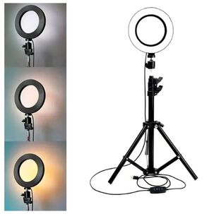 Anillo Aro Luz Led Con Tr&iacute;pode