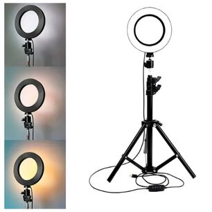Anillo Aro Luz Led Con Tr&iacute;pode