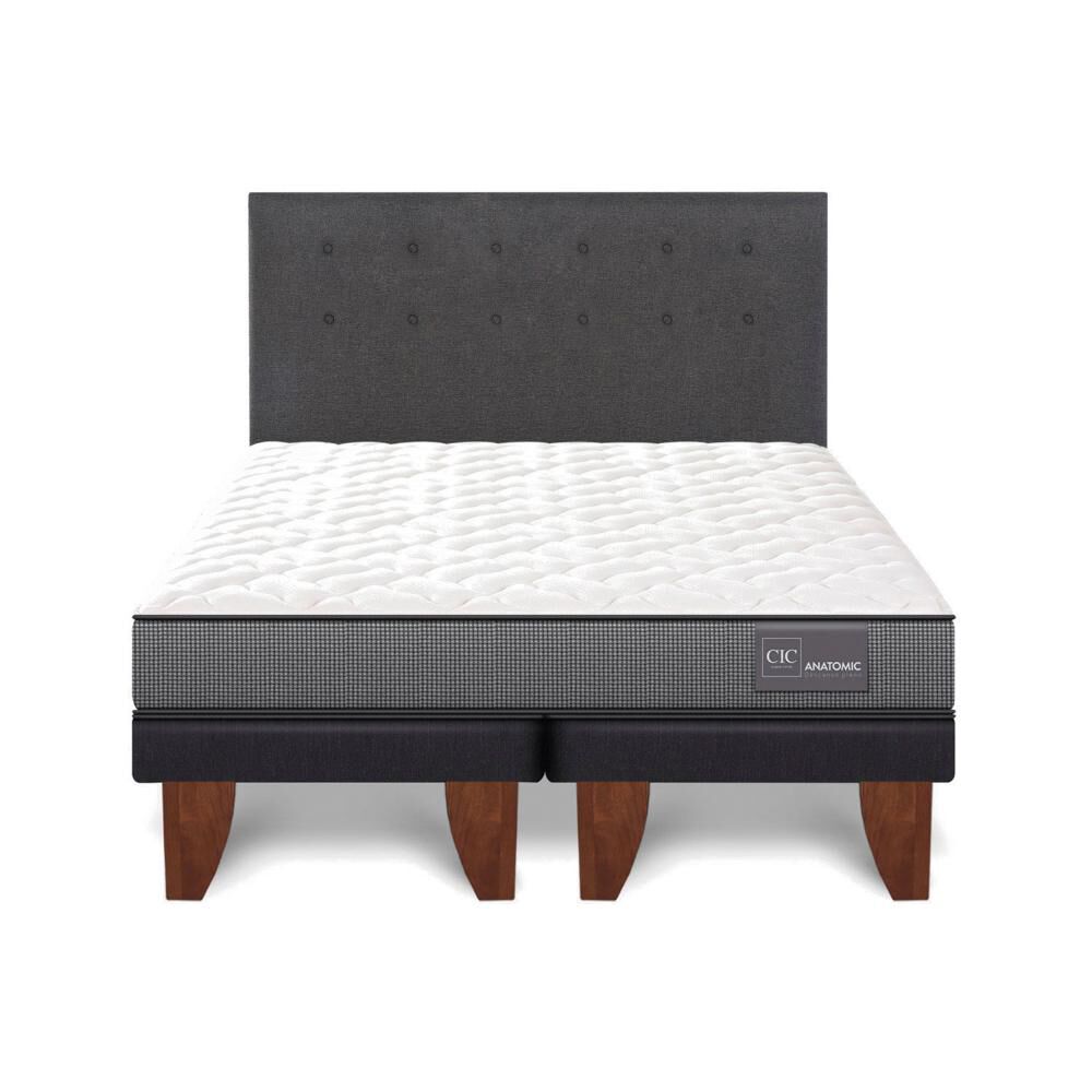 Cama Europea Cic Anatomic / King / Base Dividida + Respaldo image number 0.0