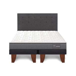Cama Europea Cic Anatomic / King / Base Dividida + Respaldo