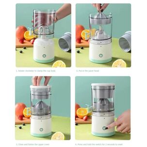 Maquina Extractor De Jugo, Exprimidor Electrico Portatil De C&iacute;tricos