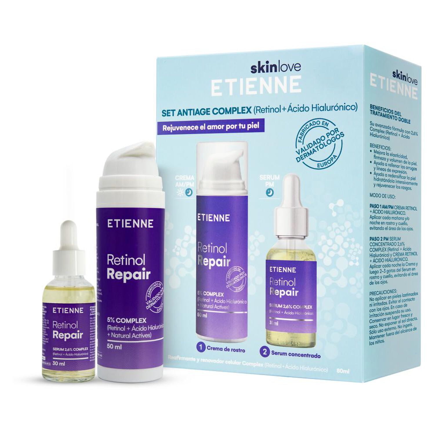 Set De Tratamiento Etienne Skin Antiage Complex Serum + Crema image number 1.0