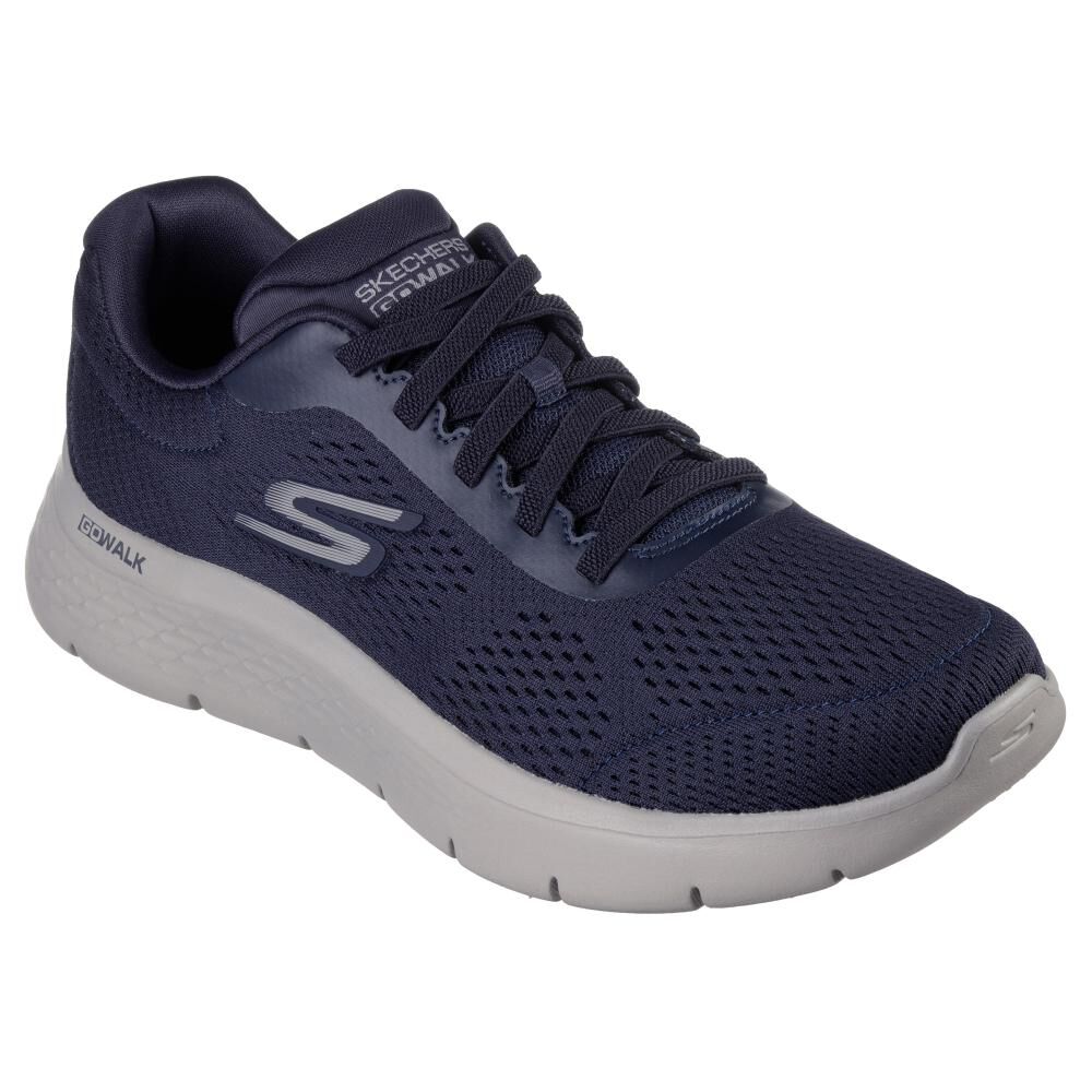 Zapatilla Urbana Hombre Skechers Go Walk Flex - Remark Nvgy image number 4.0