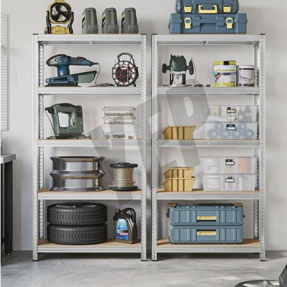 Estante Metálico Armable 180x90x40 Armado Facil Sin Pernos image number 4.0