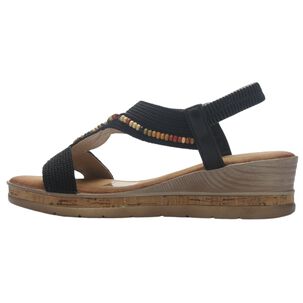 Sandalia Mujer Casual Negro Chalada Molina-1