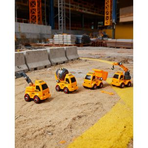 Set 4 Camiones De Construccion