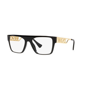 Lentes &Oacute;pticos Negro Pulido Versace