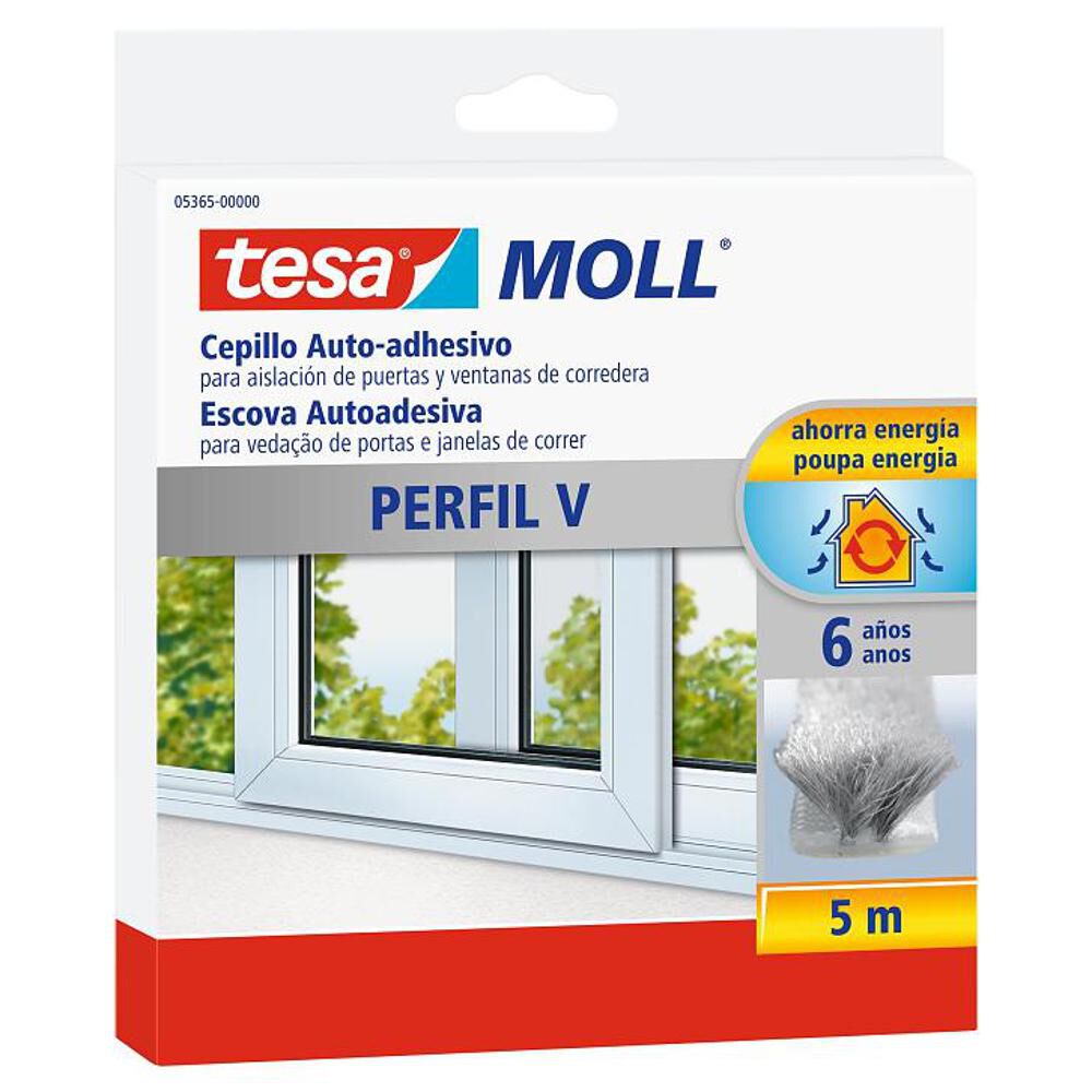 Tesamoll Perfil V 5mts - Tesa image number 0.0