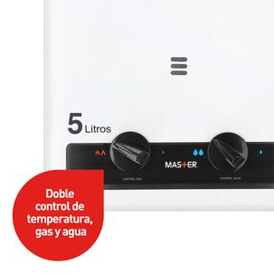 Pack Calefont 5l Tiro Natural Gas Licuado + Gabinete