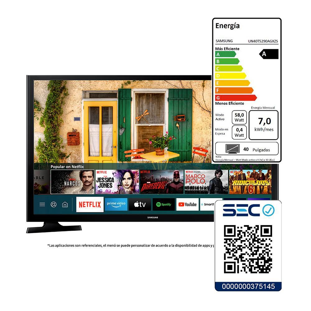 Led Samsung T5290 / 40" / Full HD / Smart Tv image number 3.0