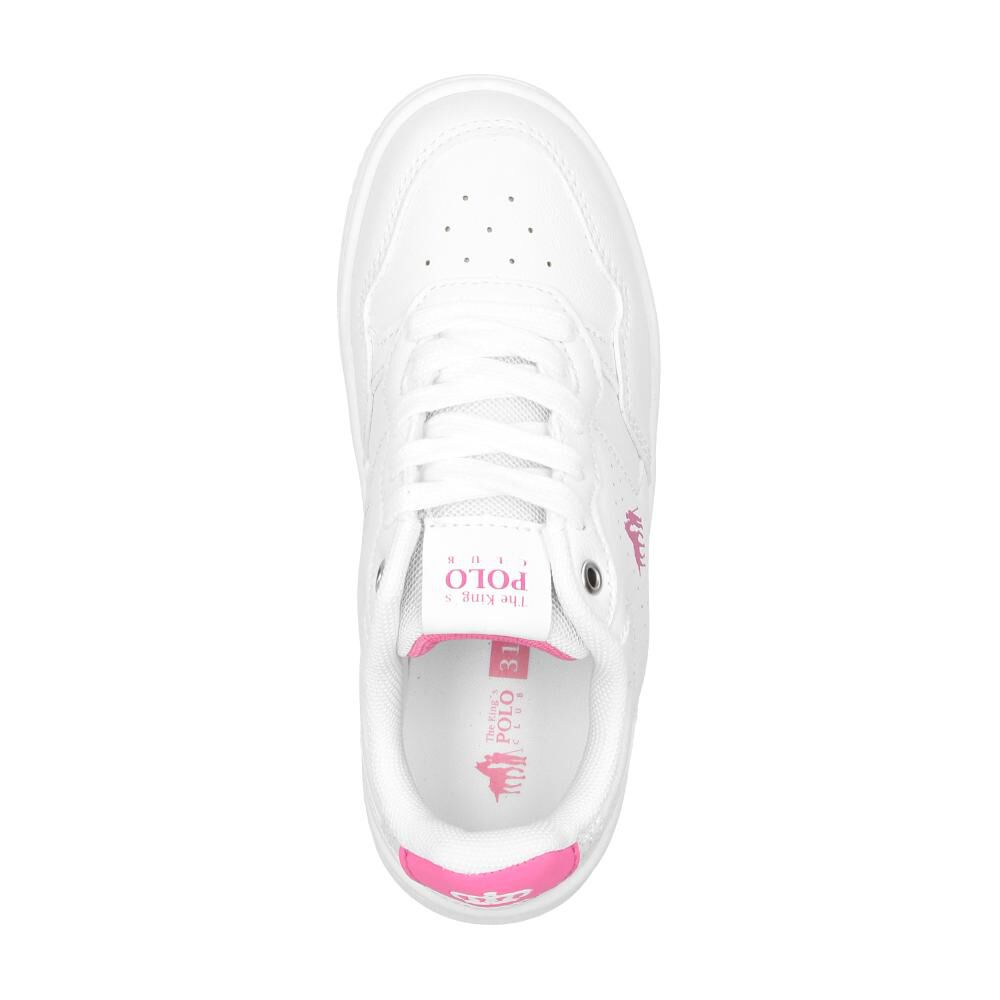 Zapatilla Infantil Niña The King's Polo Club White image number 4.0