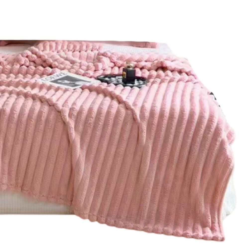 Frazada De Plush Y Sherpa Elegante image number 1.0