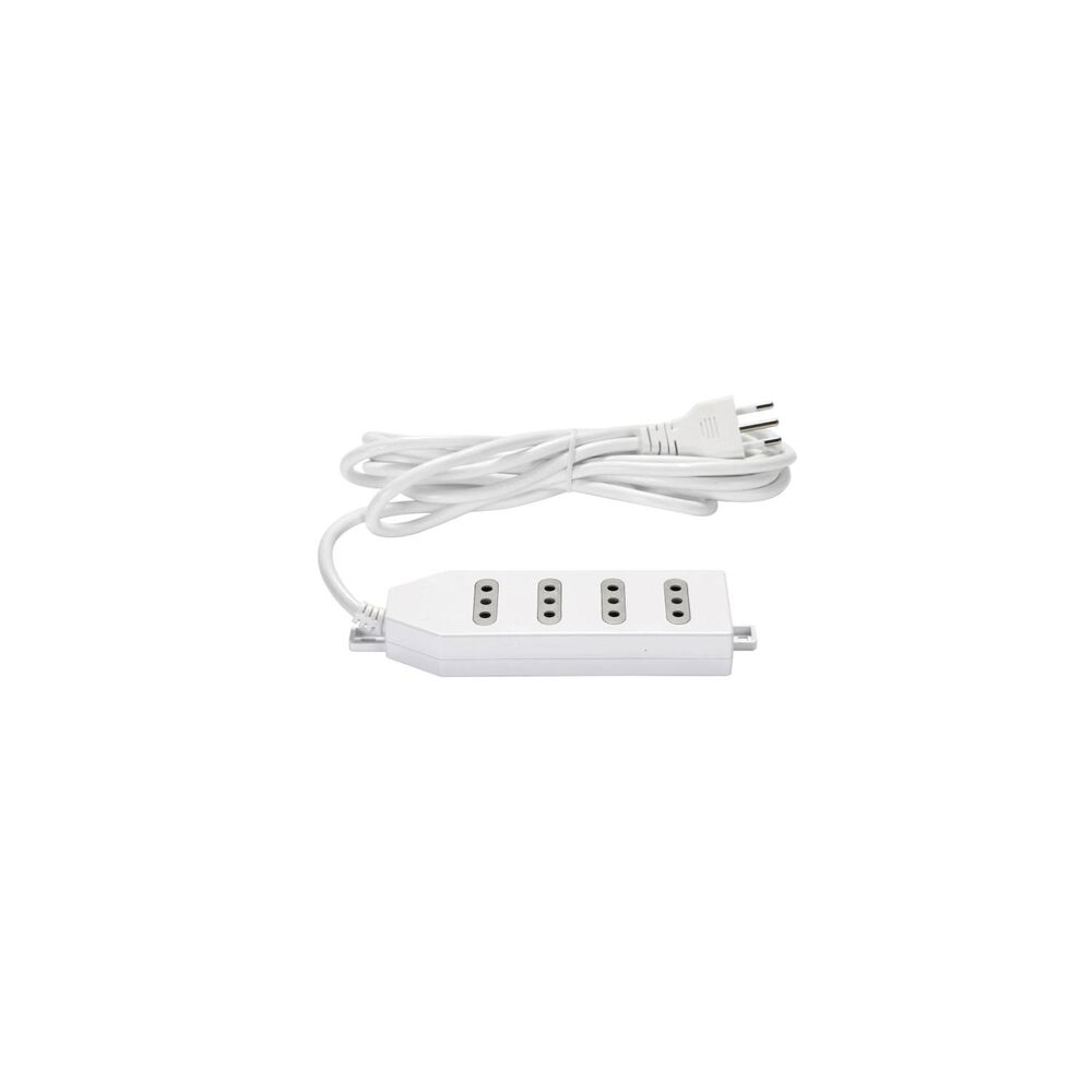 Zapatilla Alargador 3mt 4 Entradas Blanco image number 1.0