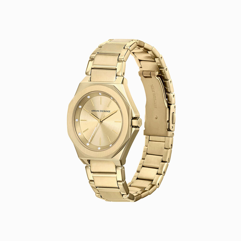 Reloj Armani Exchange Ax4608 Dorado Mujer image number 1.0
