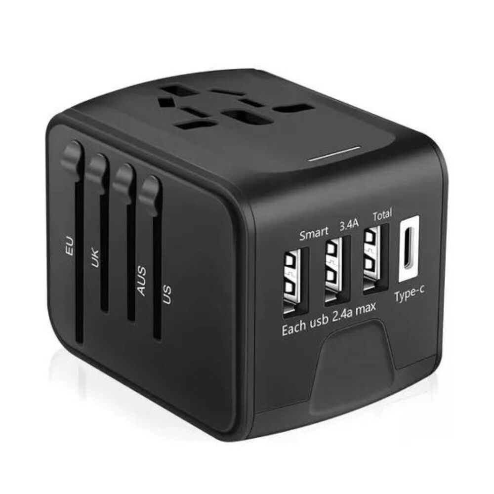 Adaptador Enchufe Multifuncional Universal Usb 100v/240v image number 0.0