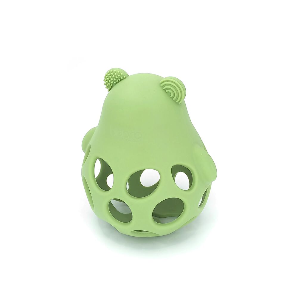 Juguete Mordedor Oso De Silicona Verde Oliva image number 3.0