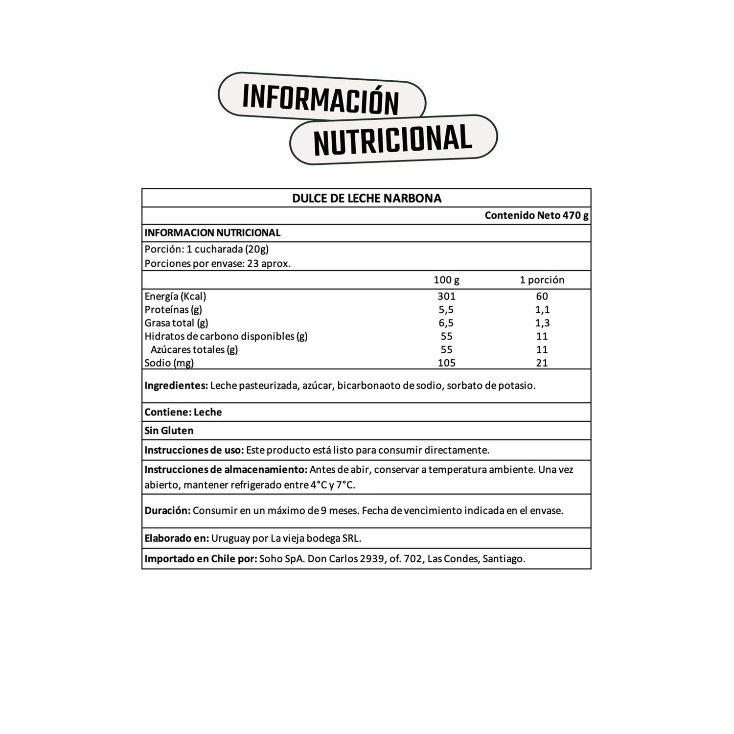 Dulce De Leche Narbona 1 X 470g image number 4.0