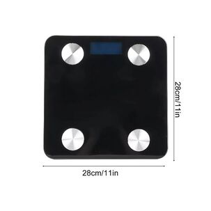 Balanza Pesa Baño Usb Digital Bluetooth Recargable 180kgs