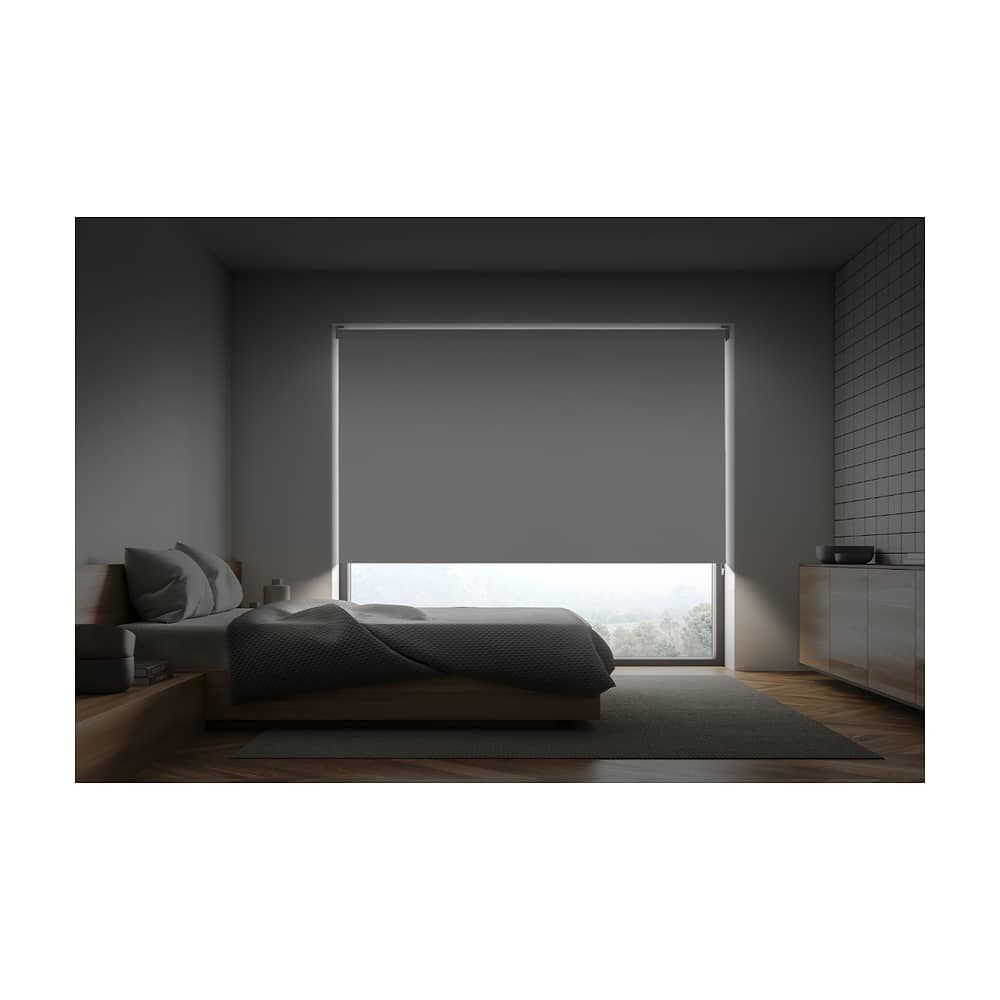 Cortina Roller Premium Blackout Sundusk Blanco 120x250 Viewtex image number 1.0