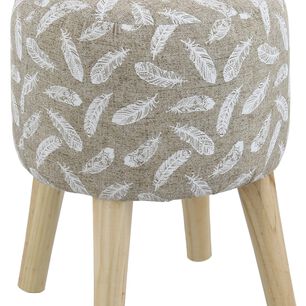 Pouf Bird Pluma 35x35x45 Cm M&aacute;xima Design